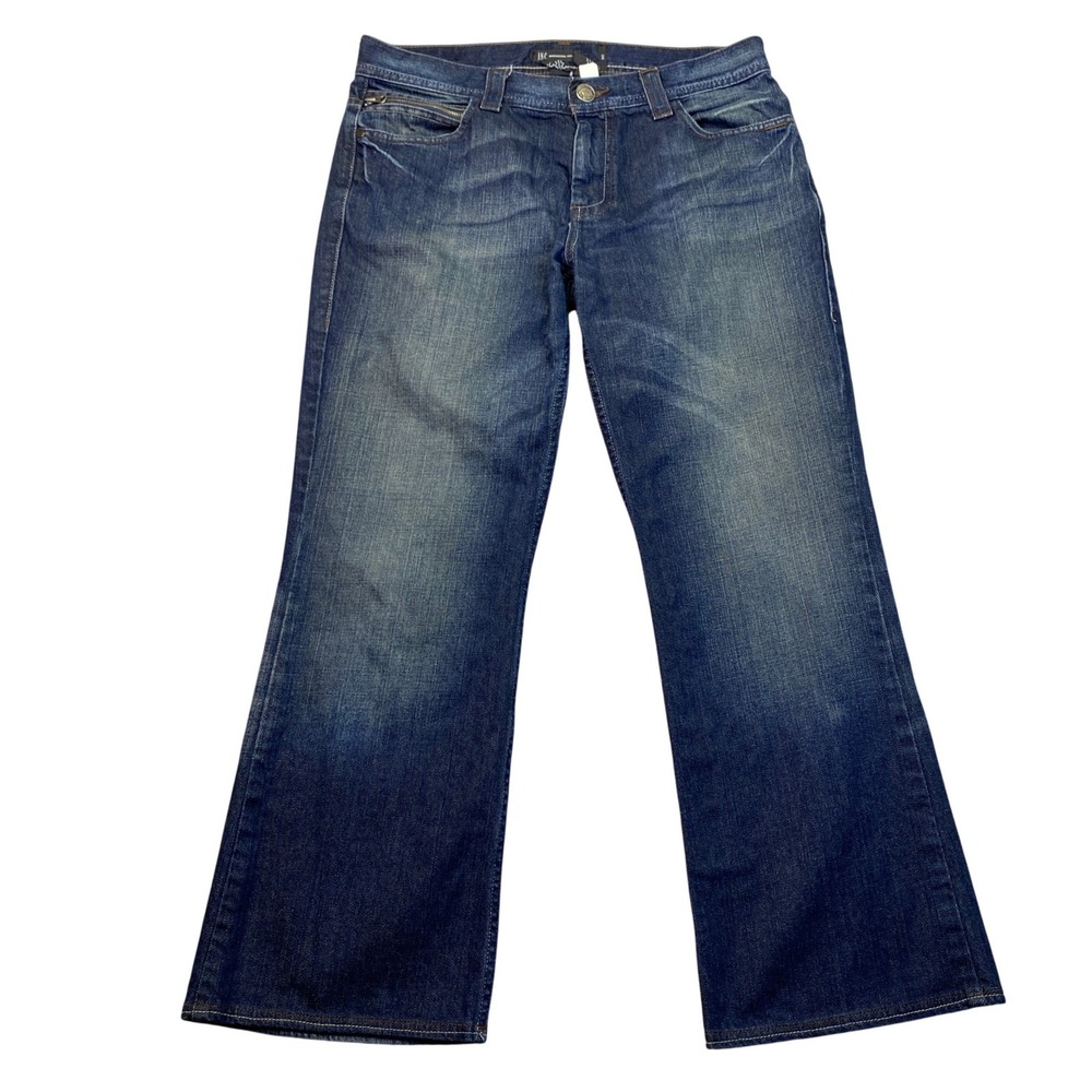 INC International Concepts Rio Mens Jeans Sz 33 Dark Wash Straight Leg Grunge